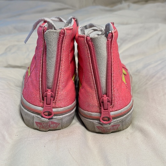 Kids sparkle hi-top vans size 13 - Picture 2 of 6